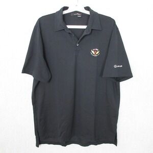 RLX Golf Polo Shirt Mens Large U.S. Open The Olympic Club Lexus Black